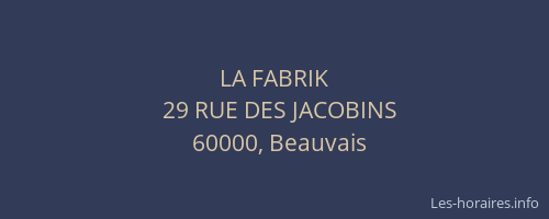 LA FABRIK