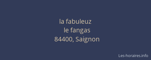 la fabuleuz