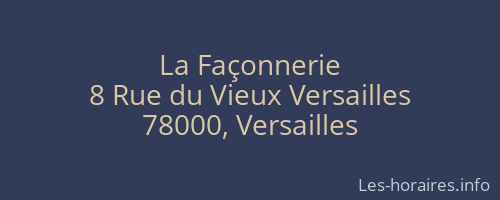 La Façonnerie
