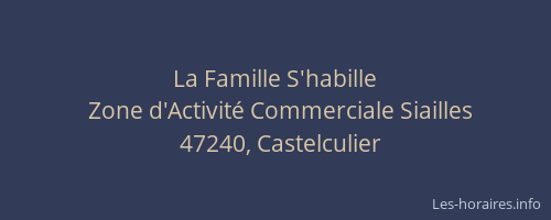 La Famille S'habille