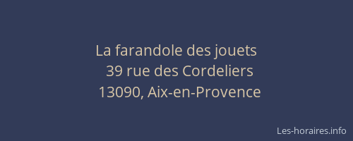 La farandole des jouets