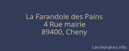 La Farandole des Pains