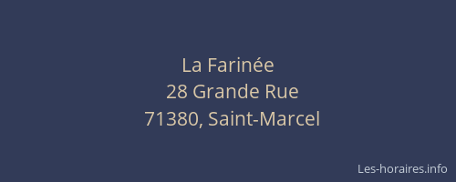 La Farin&eacute;e