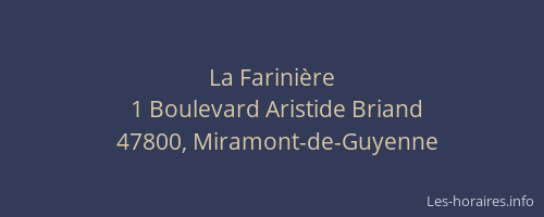 La Farini&egrave;re
