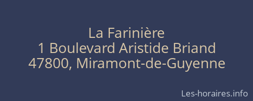La Farinière