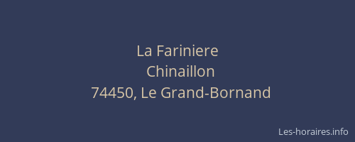 La Fariniere