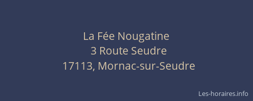 La F&eacute;e Nougatine