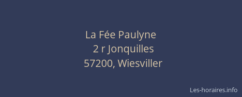 La F&eacute;e Paulyne
