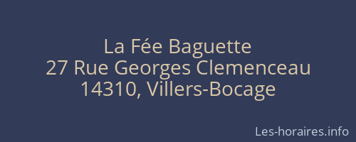 La Fée Baguette