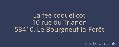 La fée coquelicot