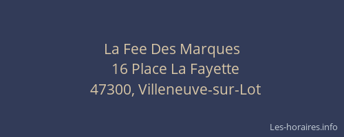 La Fee Des Marques