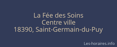 La Fée des Soins