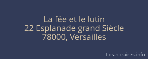 La fée et le lutin