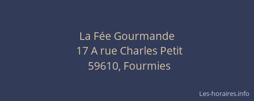 La Fée Gourmande