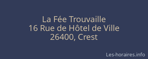 La Fée Trouvaille
