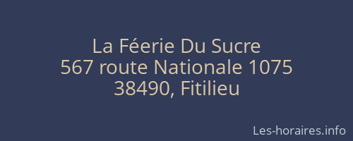 La Féerie Du Sucre