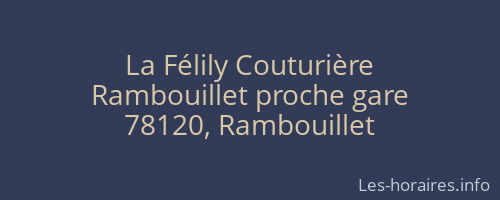 La Félily Couturière