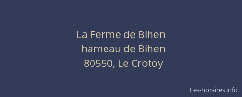 La Ferme de Bihen