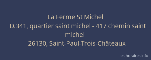 La Ferme St Michel