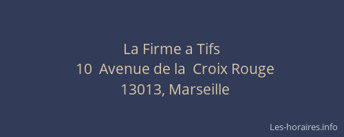 La Firme a Tifs