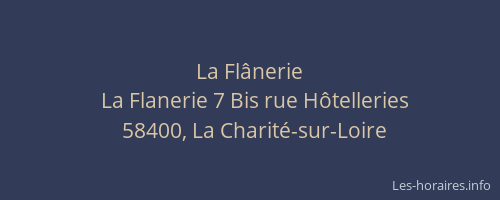 La Fl&acirc;nerie