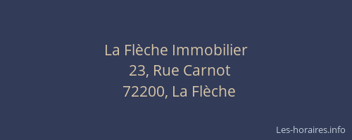 La Flèche Immobilier
