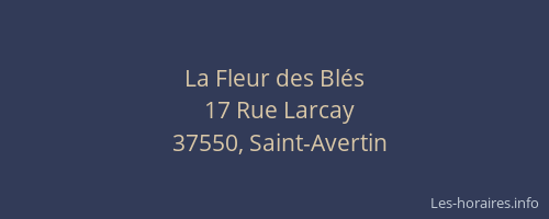 La Fleur des Bl&eacute;s