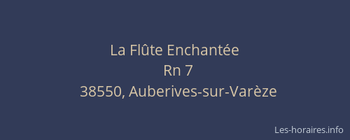 La Fl&ucirc;te Enchant&eacute;e