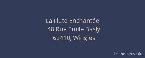 La Flute Enchant&eacute;e