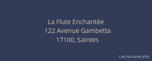 La Flute Enchantée