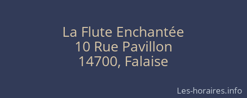 La Flute Enchantée