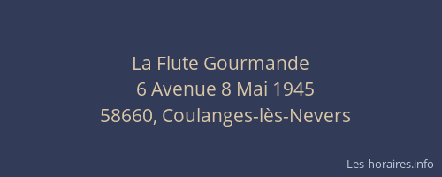 La Flute Gourmande