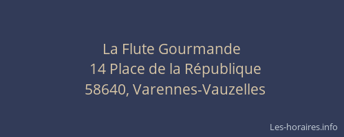 La Flute Gourmande