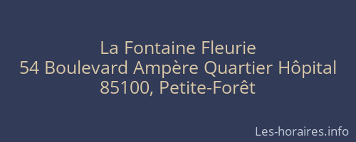 La Fontaine Fleurie