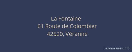 La Fontaine