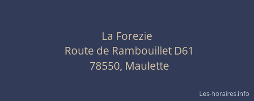 La Forezie