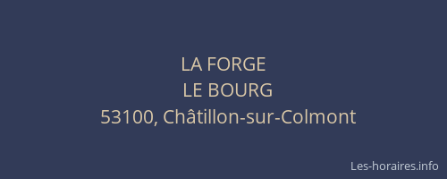 LA FORGE