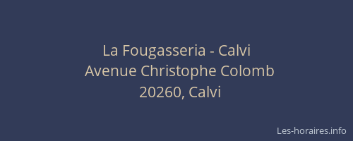 La Fougasseria - Calvi