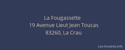 La Fougassette