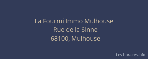La Fourmi Immo Mulhouse