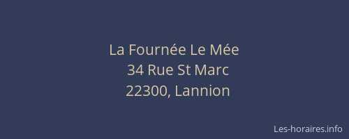 La Fournée Le Mée