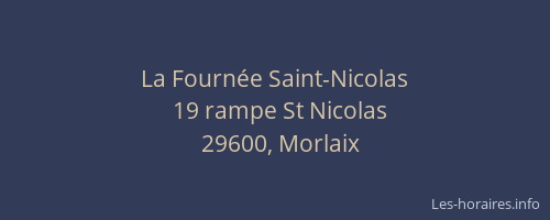 La Fournée Saint-Nicolas