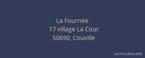 La Fourn&eacute;e