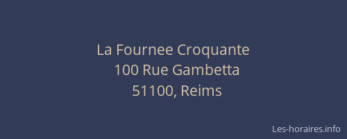 La Fournee Croquante