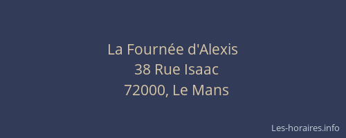 La Fournée d'Alexis