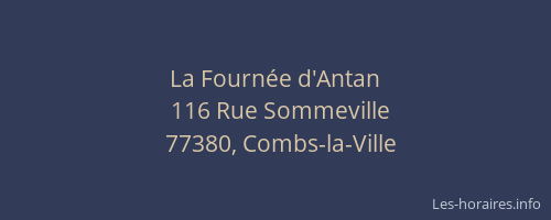 La Fournée d'Antan