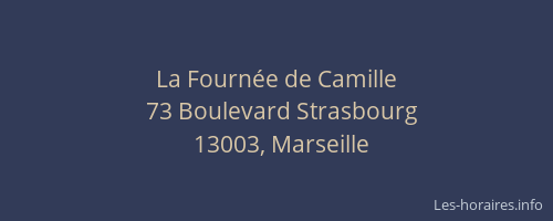 La Fournée de Camille