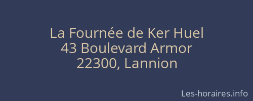 La Fournée de Ker Huel