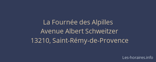 La Fournée des Alpilles