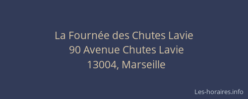 La Fournée des Chutes Lavie